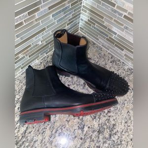 Christian Louboutin Men’s Sneakers Size 45.5 Black Spikes